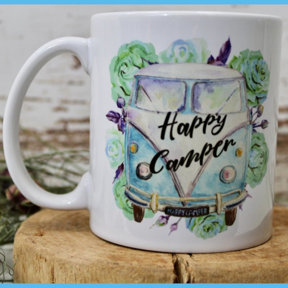 CLOSE OUT SALE! 'Happy Camper' Coffee Mug